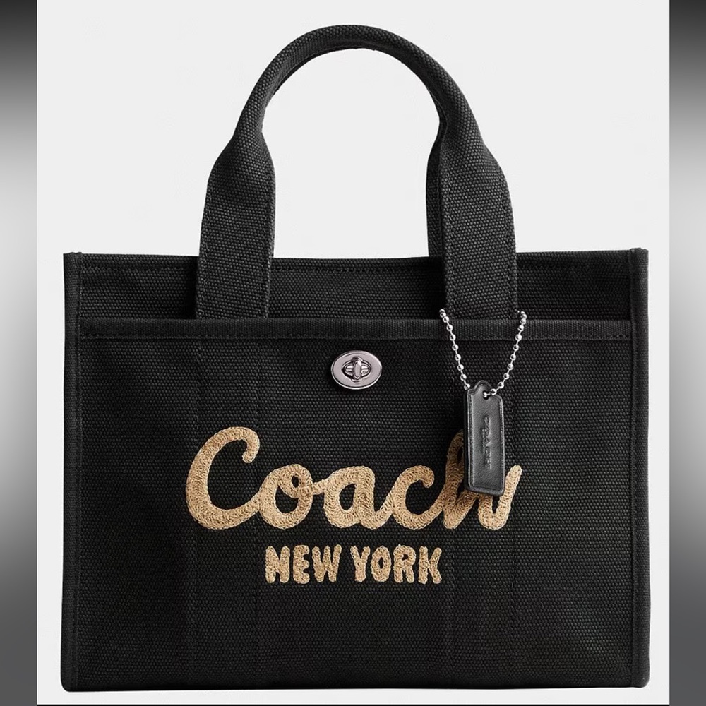 Coach cargo small canvas tote 26